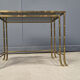 Brass faux bamboo nesting tables, 1960s