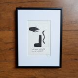 Hand, boot and snake