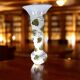 Baccarat Opaline Vase XXL Grape Decoration 1860 19th Century France
