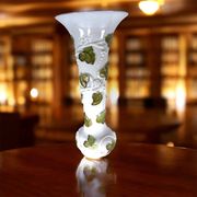 Baccarat Opaline Vase XXL Grape Decoration 1860 19th Century France