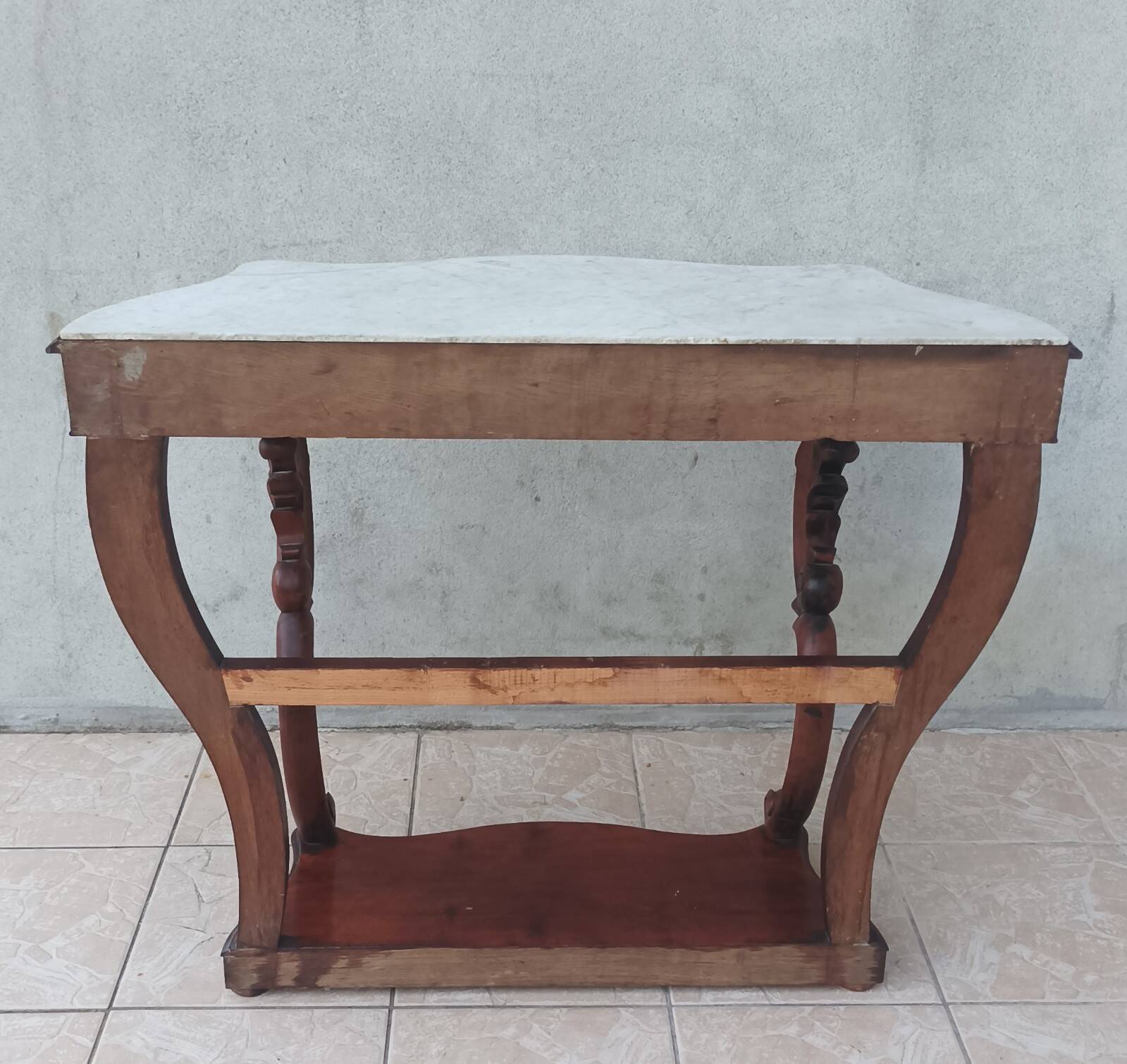 Napoleon III mahogany console