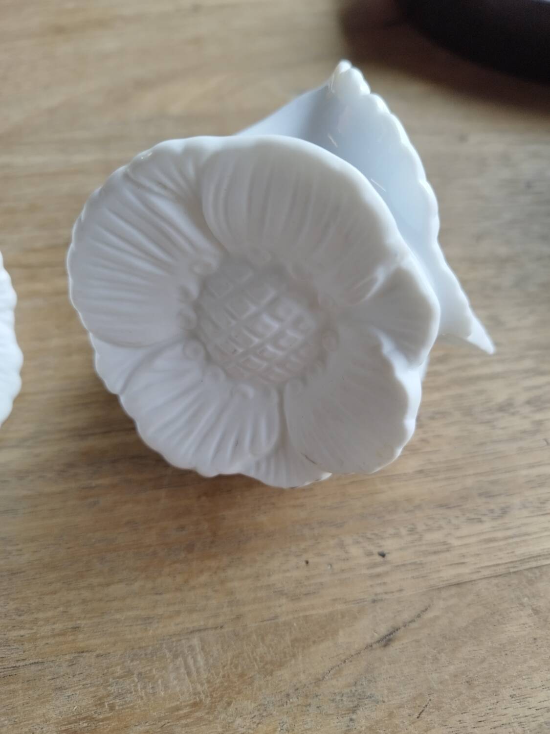 Pair of Limoges porcelain candlesticks