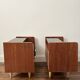 Paire tables de chevet vintage mid-century