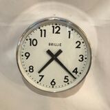 Industrial Brillie clock 25 cm functional vintage