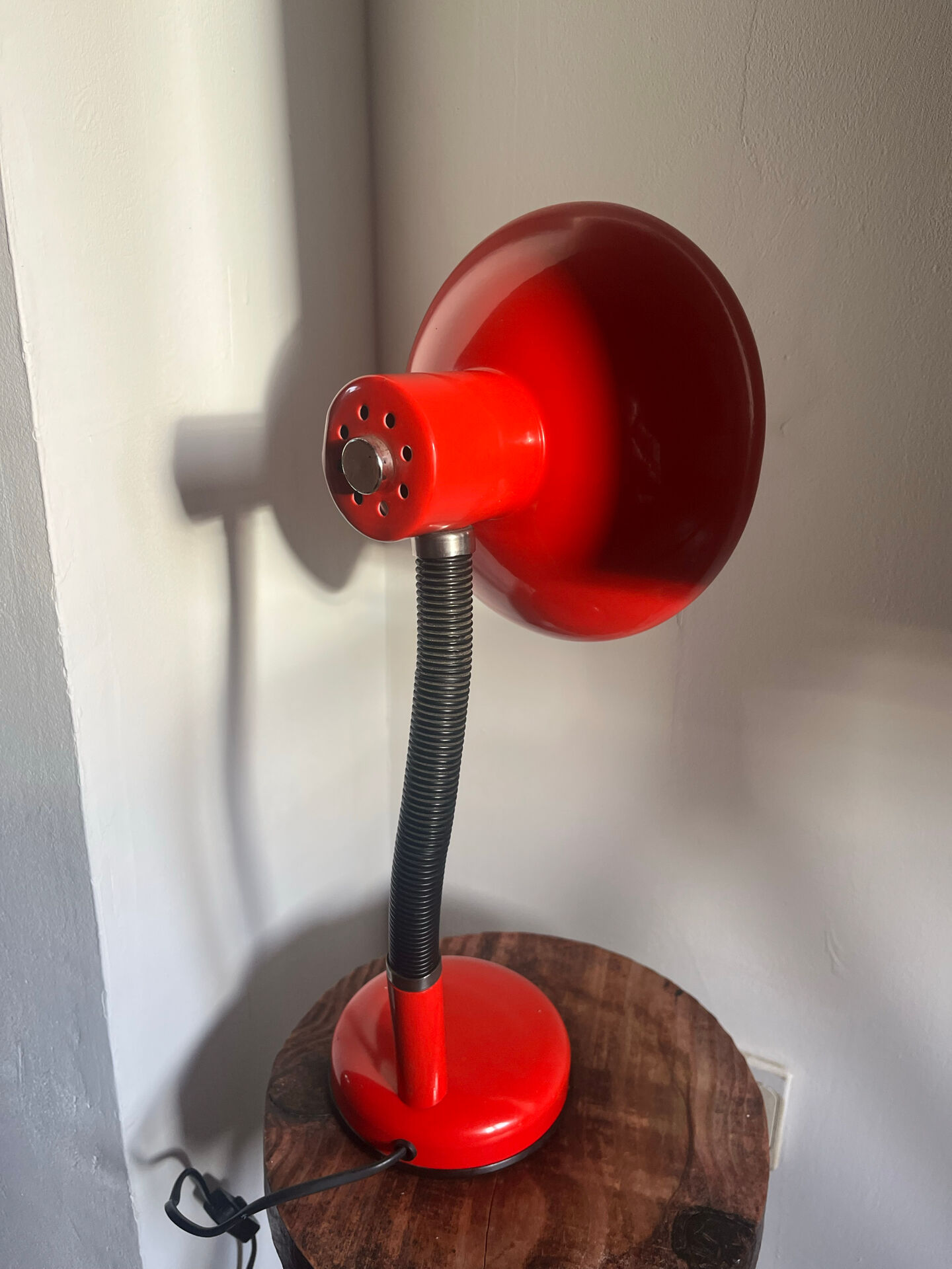 Lampe vintage orange Kema Keur