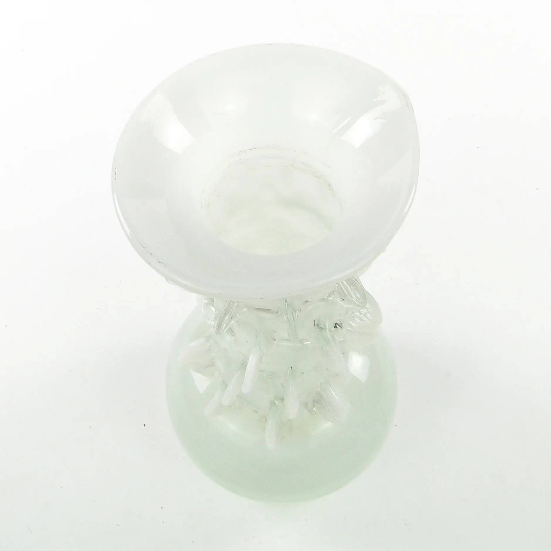 Bride vase, modernism, glass, designed by J. Słuczan-Orkusz, Poland, 1970s