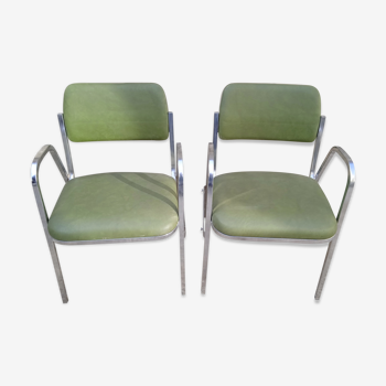 2 fauteuils souvignet plichaise design