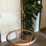 Glass and canning coffee table