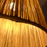 Wicker lampshade