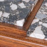 Art Deco French Marble Credenza or Sideboard