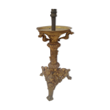 Pied de lampe en bronze du XIX siècle
