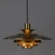 Danish vintage Verona pendant lamp by Kurt Wiborg, Jeka. 1980s