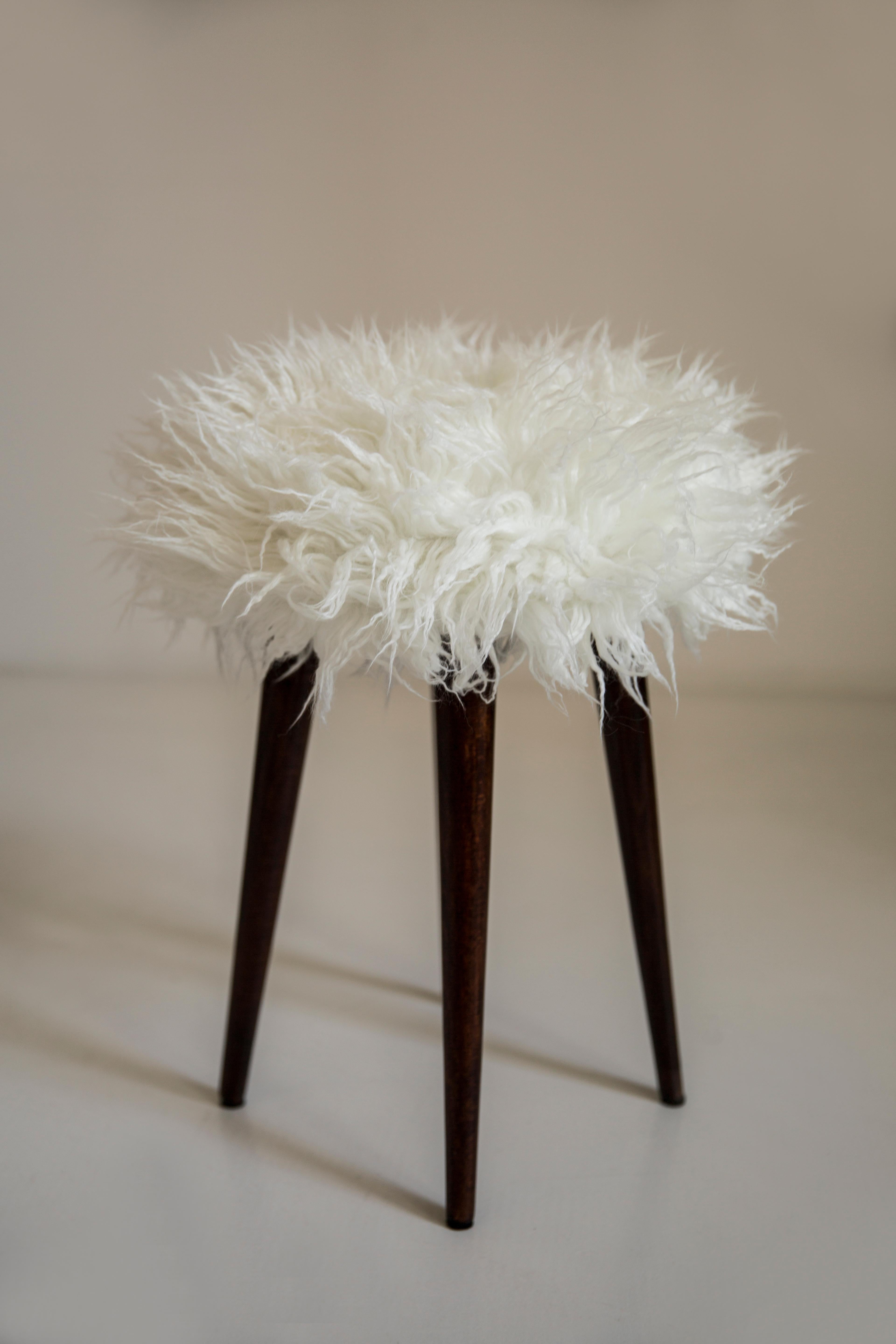 Alpaga stool, mid-century modern style, Europe, 1960s