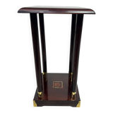 Secession pedestal in mahogany