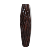 Wooden Tall French Mid-Century Decorative Vase