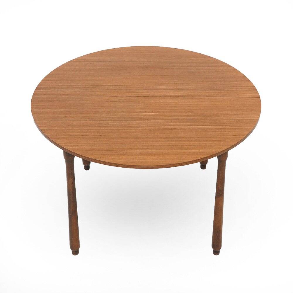 Round teak table top, 1960s