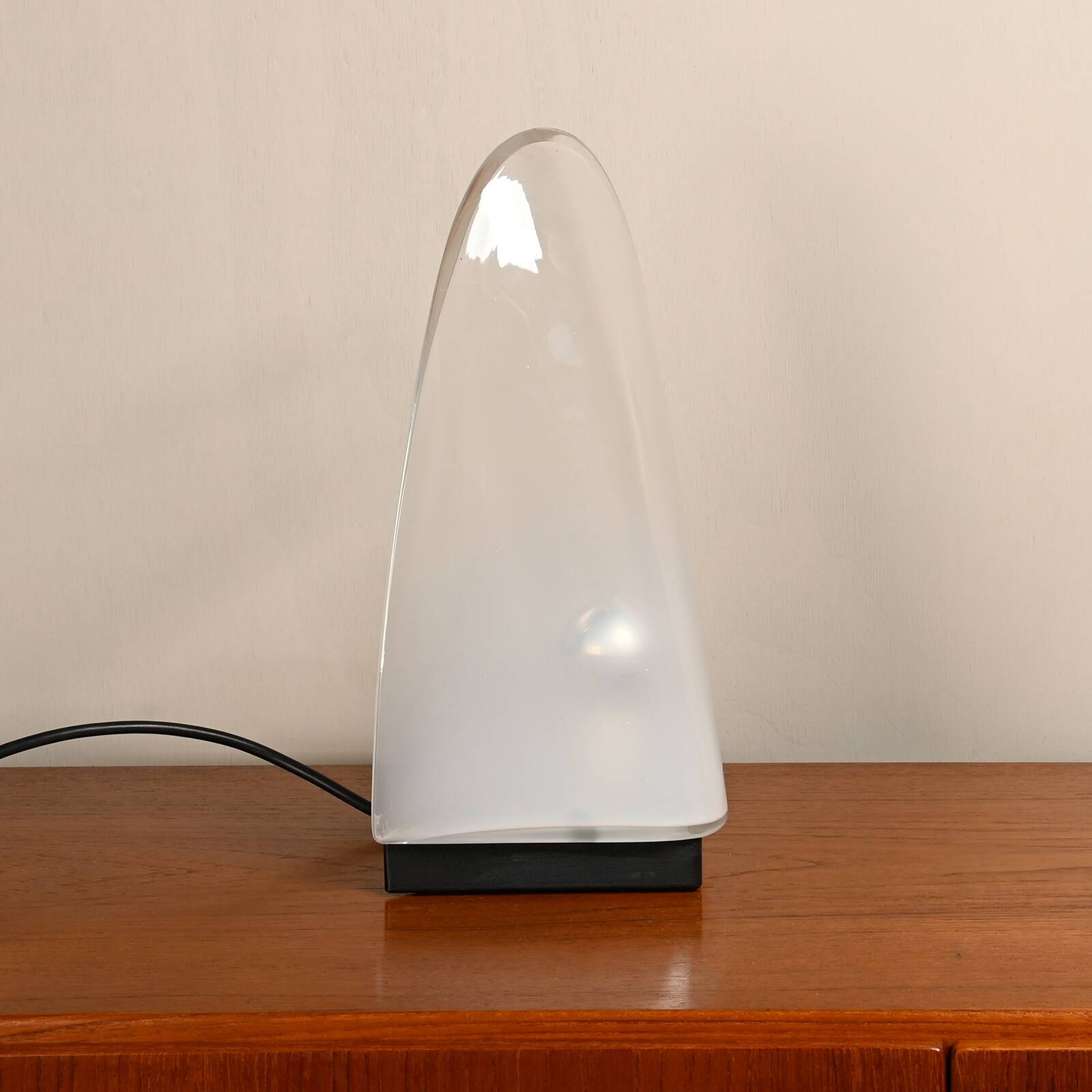 Carlo Nason table or bedside lamp with Murano Glass for Mazzega, Italy 1970's