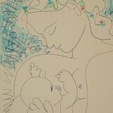 Pablo Picasso: Maternity - Signed Lithograph