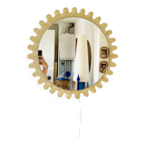 Backlit resin mirror by Hillebrand 1970
