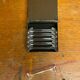 Set of 6 Antique KAYSER Transparent Plexi Knife Holders + Vi Box