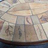 Vallauris ceramic coffee table