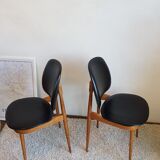Pair of Baumann chairs model Pegasus circa 1960