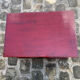 Large red laqué chest