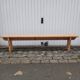 Old farmhouse bench in knotted pine