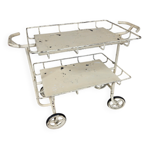 chariot d'hôpital vintage