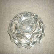 Paire de 2 bougeoirs en cristal