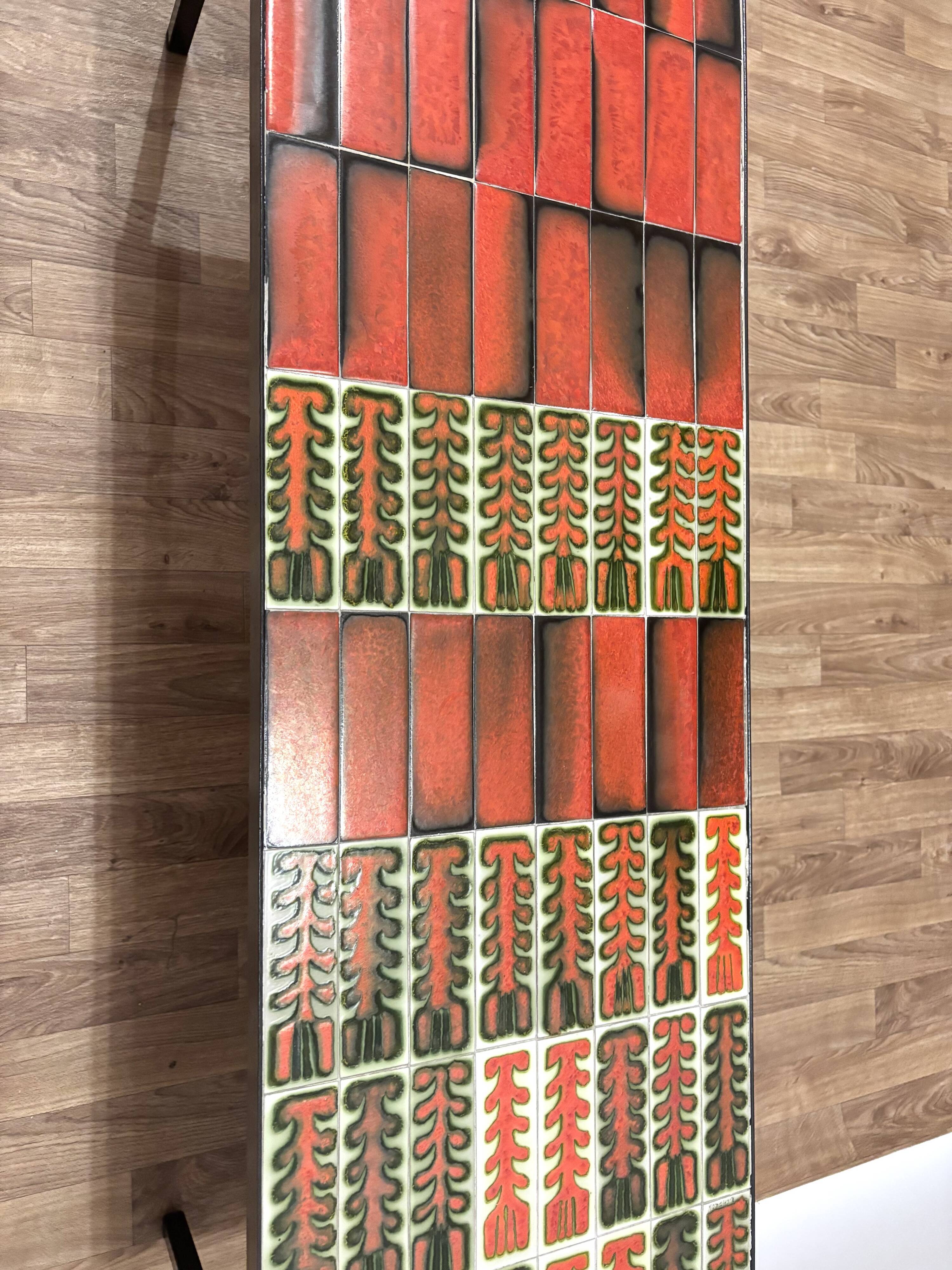 Table basse Roger Capron, années 70