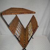 Magazine holder and tablet from the 50s