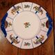 Art deco cake dish signed J. L'Avergne Limoges porcelain