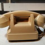 Bakelite socotel dial phone - vintage