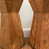 Table d'appoint bois brut
