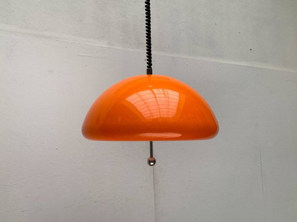 Space Age Pendant Lamp Cabras by Luigi Massoni for Guzzini, 1960s