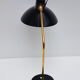 Black office vintage lamp by Jean Boris Lacroix - 1965