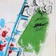 Framed lithograph (The Ladder, 1957) by Marc Chagall