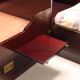Light simple old marine style in mahogany veneer Italy 20th century