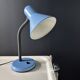 Vintage blue metal desk lamp