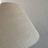 Lamp with natural lampshade
