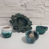 Ceramic lot signed Alice Colonieu