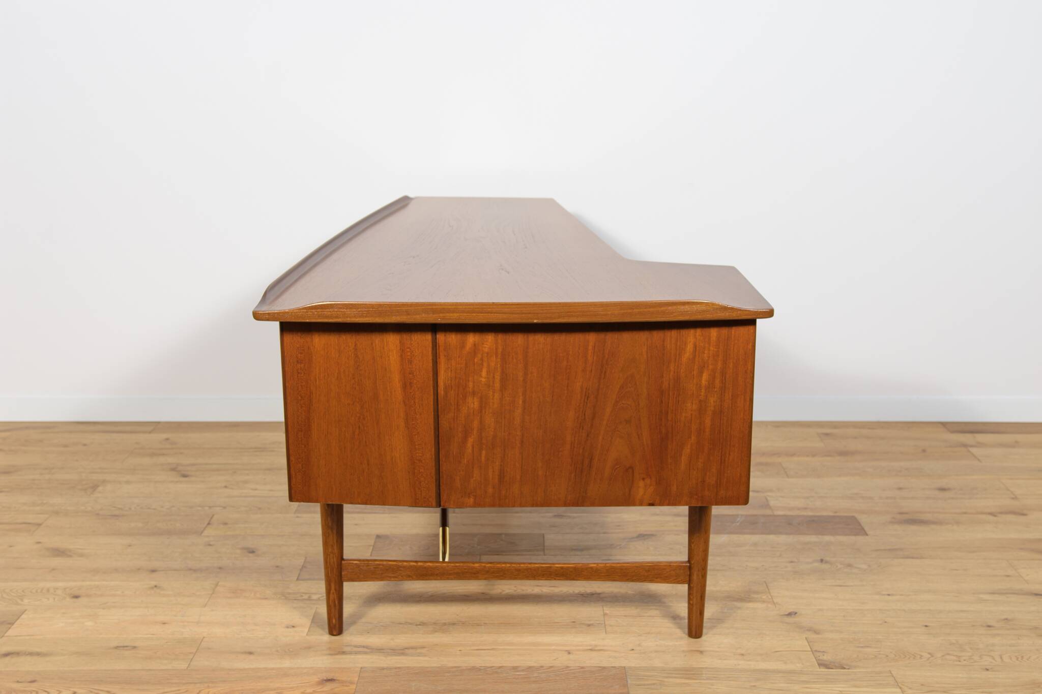 Mid Century Boomerang Teak Desk by Peter Løvig Nielsen, Denmark, 1970s