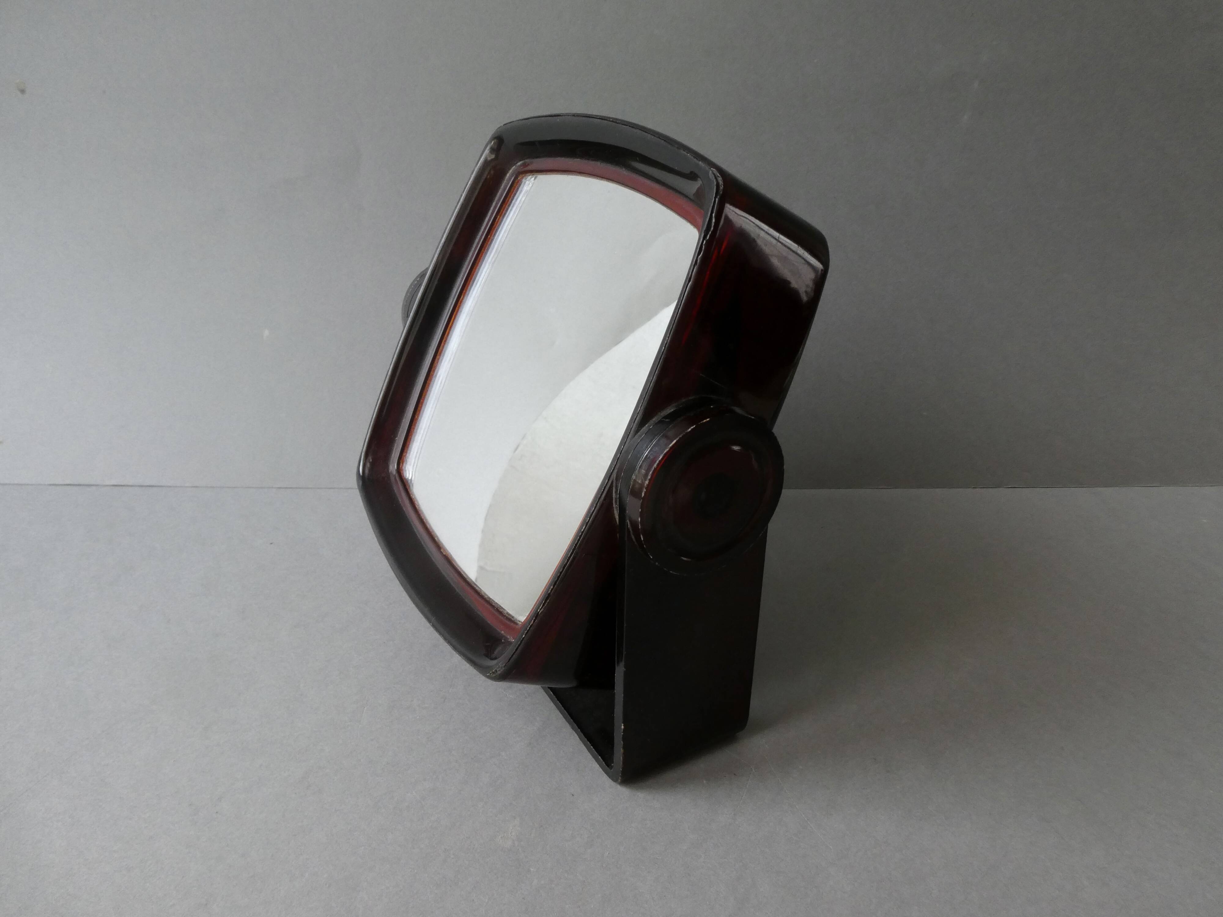 Lucite magnifying mirror from the 70s