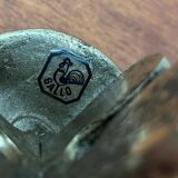 Vintage brutalist bronze chandelier by Gallo, 1970s.