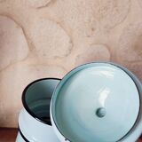Cafetière ou théière en métal émaillé