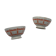 Duo of old ceramic bowls