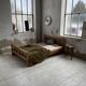 Lit 2 places massif Maison Regain 140 cm