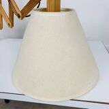 60s accordion wall light, pine