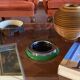 Sergio Asti, mod.4635 green ashtray / catchall, Kartell Italy 1967
